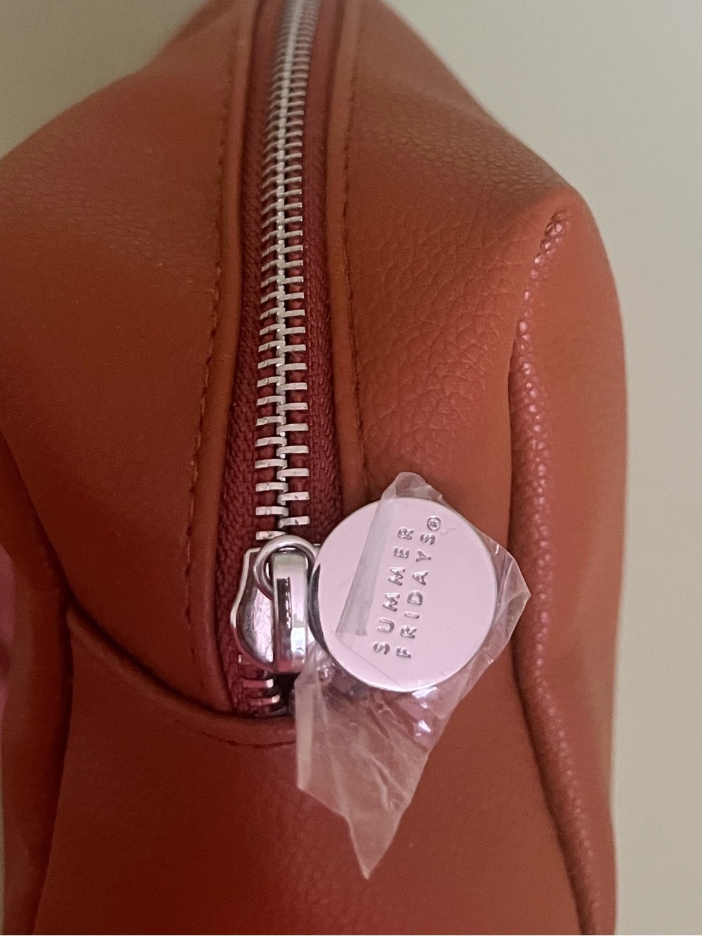 Summer Fridays Caramel Tan Cosmetic Pouch - Picture 4 of 4
